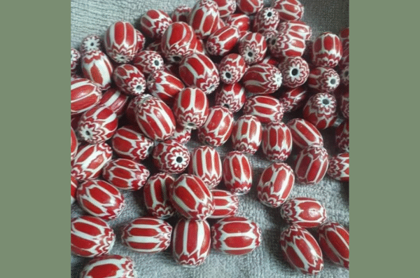 Chevron Glass Beads (KZG-1065) - Image 2